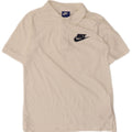 Chłopięca koszulka polo Nike 10-11 lat, średnia biała bawełna