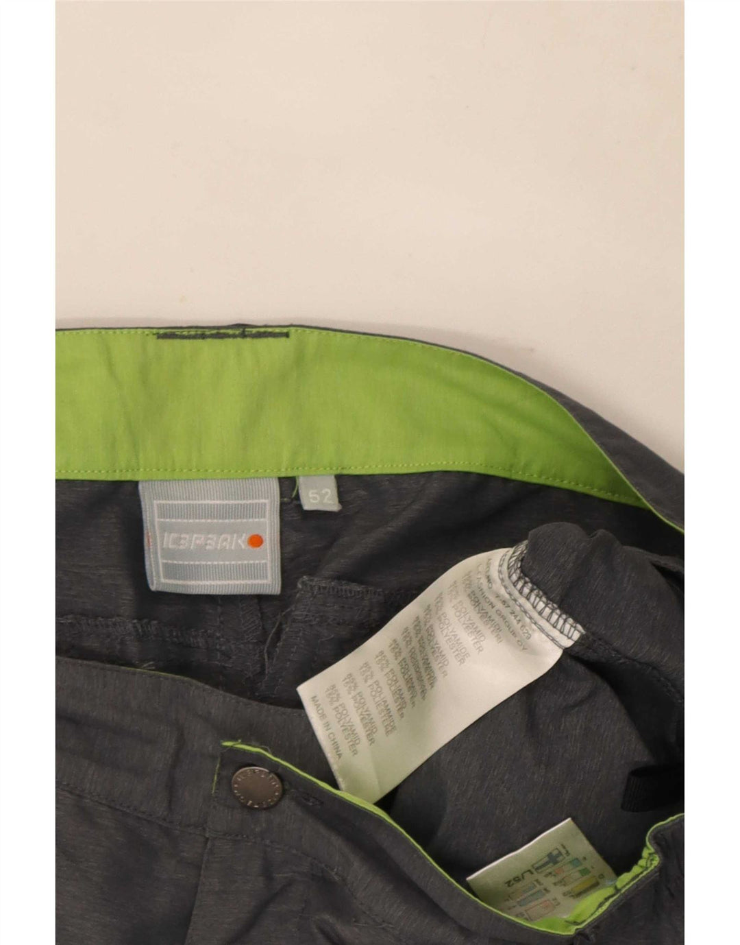 Męskie spodenki cargo Icepeak IT 52 XL W36 Szary poliamid