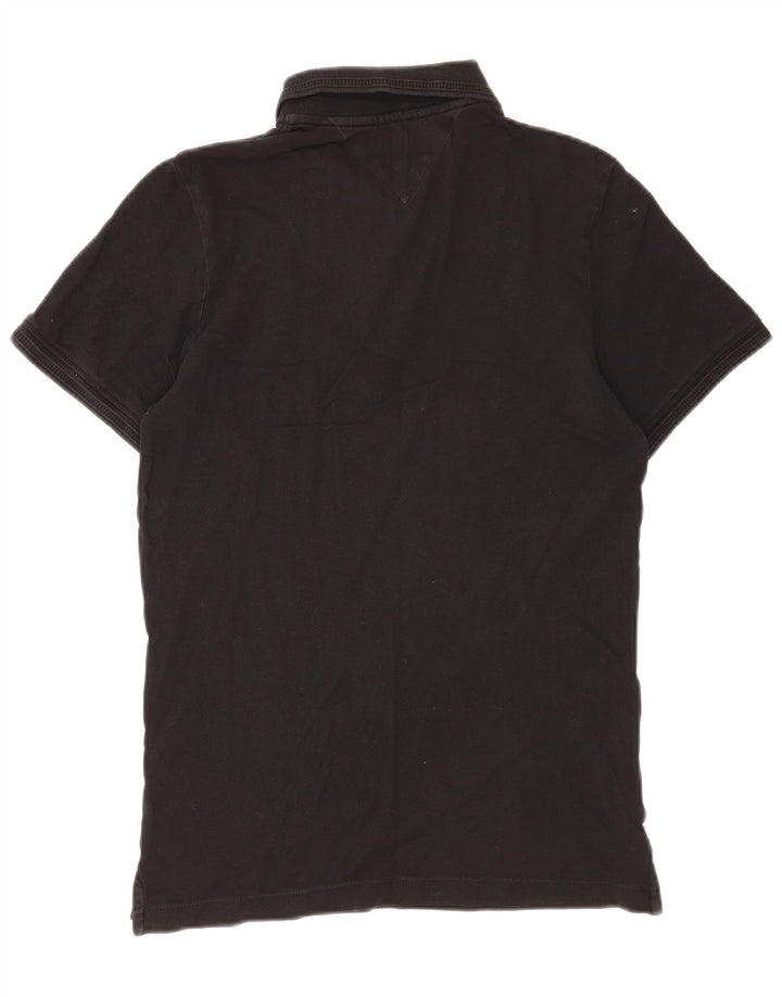 Męska koszulka polo Slim Fit Tommy Hilfiger, mała czarna