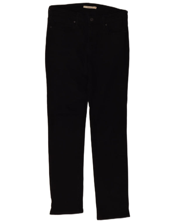 Damskie jeansy Levi's 712 Slim W30 L32 Czarna bawełna