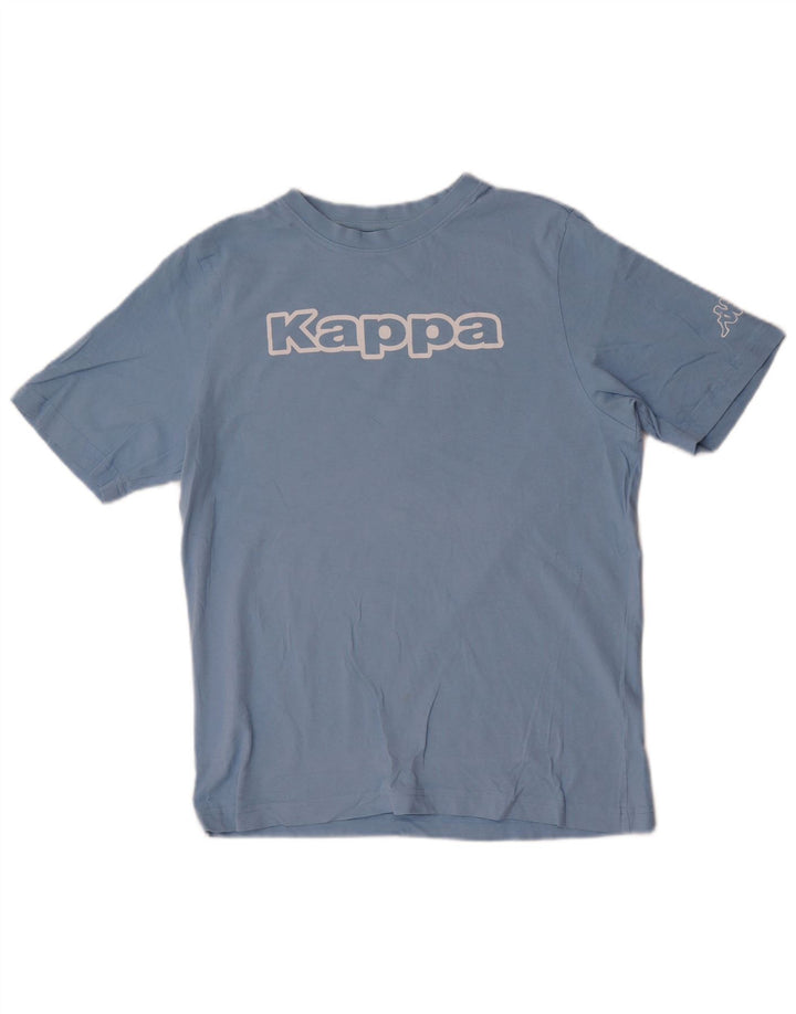 Męski T-shirt z grafiką Kappa, mały, niebieski