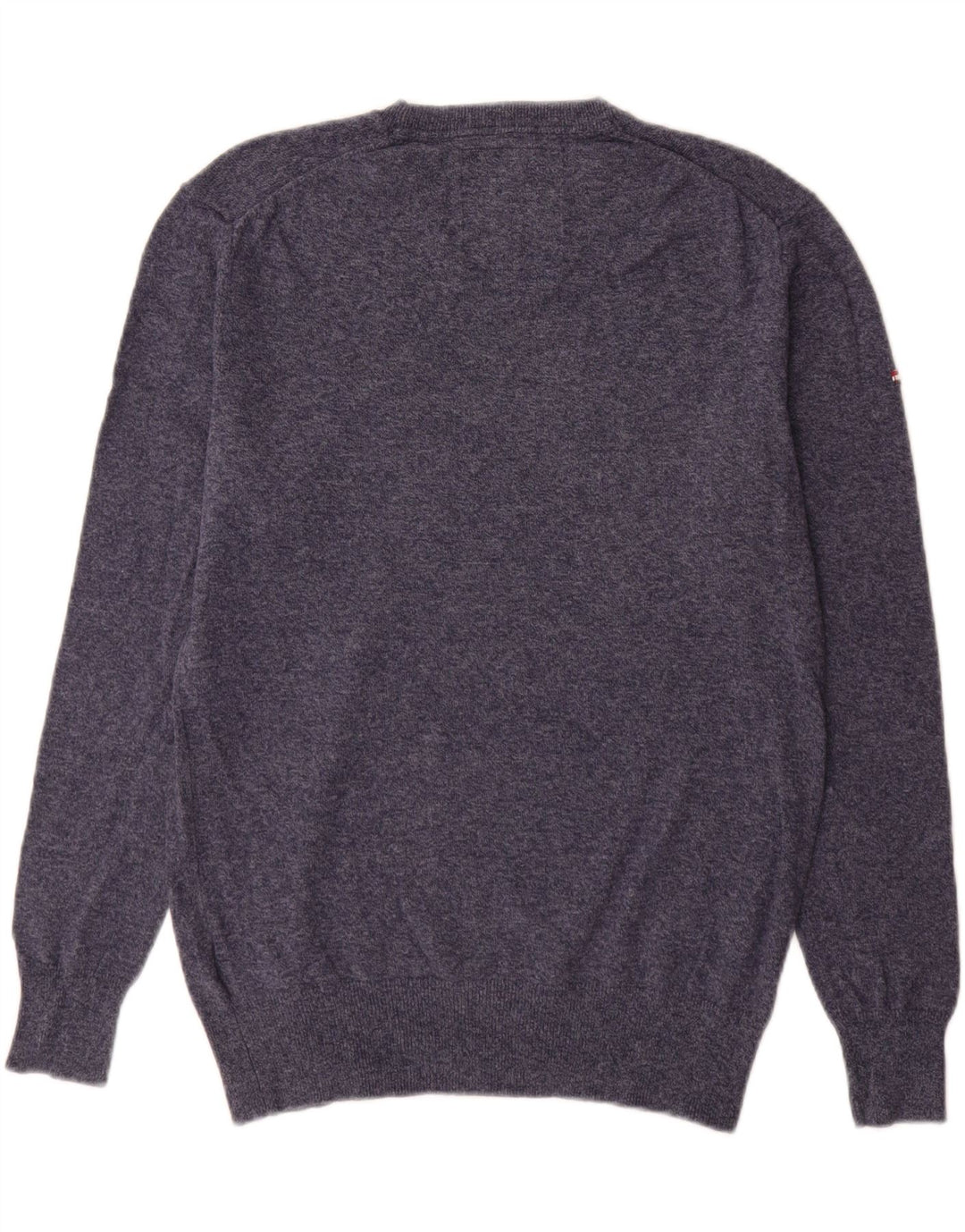 Męski sweter z okrągłym dekoltem Superdry, średni granatowy, bawełniany