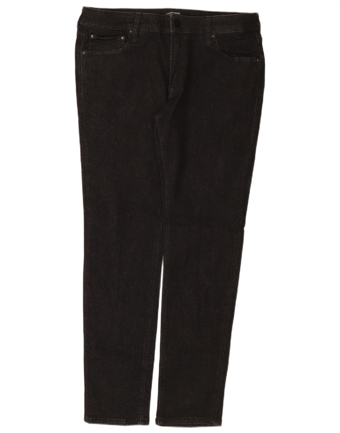 Męskie jeansy typu slim Jack & Jones W36 L32, czarne, bawełniane