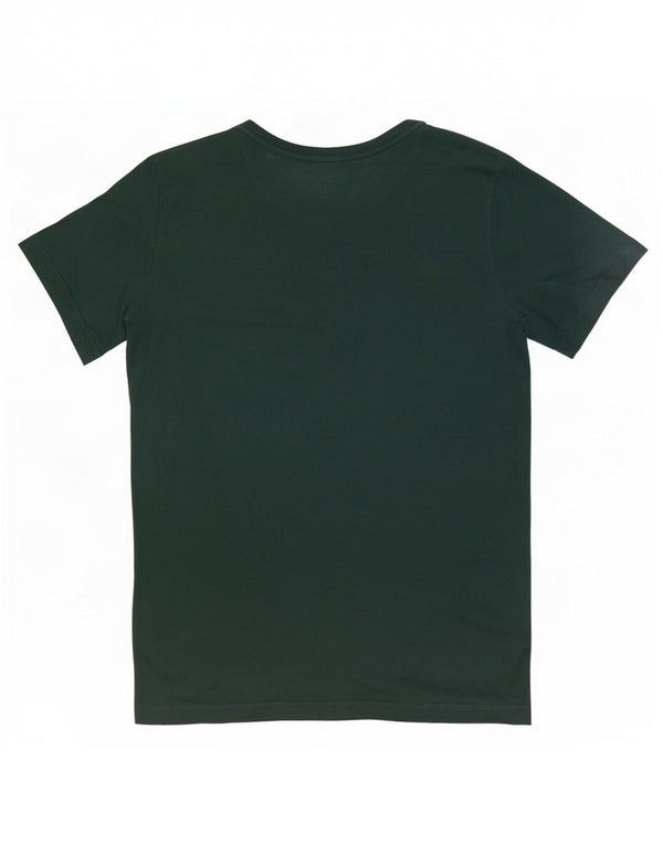 Męski T-shirt Puma z grafiką, mały, zielony, bawełniany