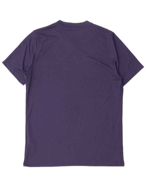 Męski T-shirt Nike Dri Fit, duży, granatowy, poliester