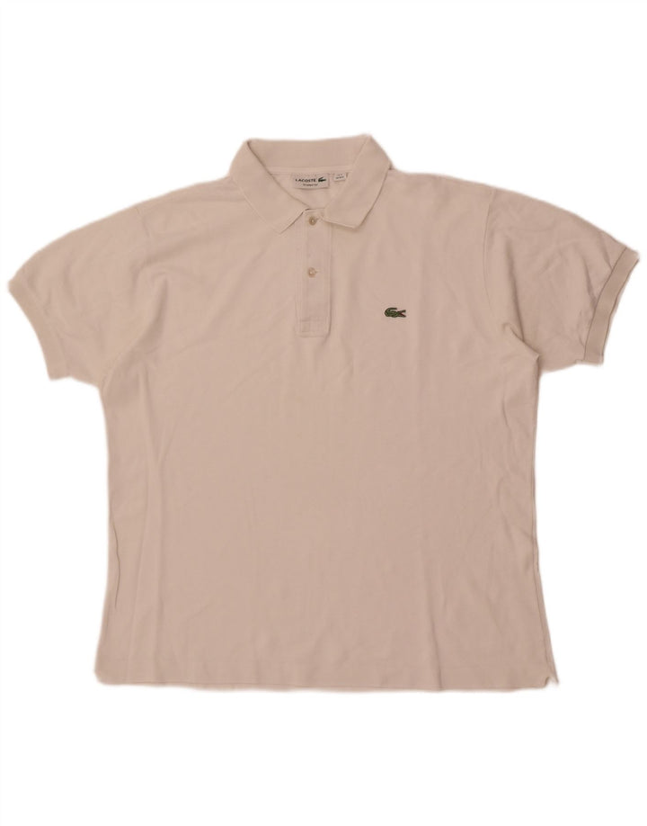 Męska koszulka polo Lacoste Classic Fit, rozmiar 5, duża, biała