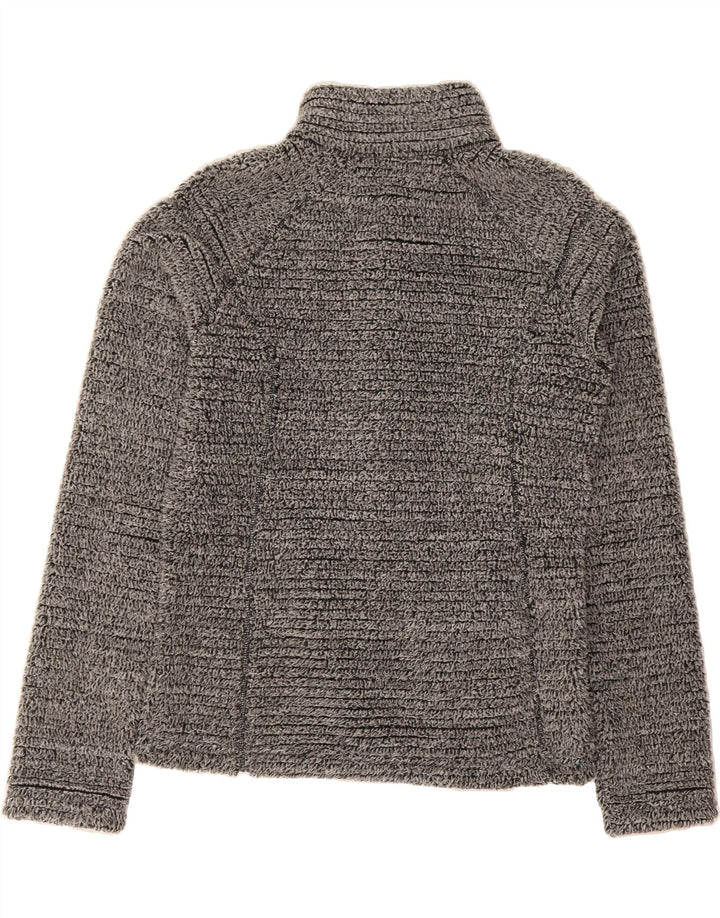 IGUANA Womens Fleece Jacket EU 38 Medium Grey Polyester Vintage Iguana and Second-Hand Iguana from Messina Hembry 