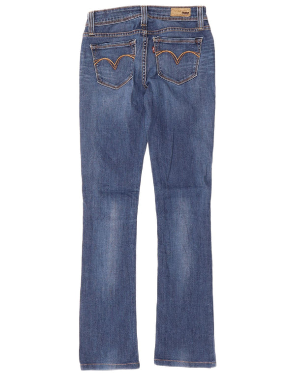 Damskie legginsy Levi's Bootcut W26 L29 Niebieska bawełna