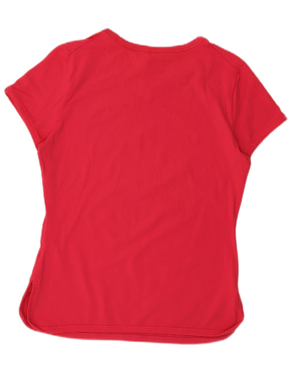 T-shirt damski NIKE Fit Dry Graphic Top UK 14/16, duży, różowy nylon