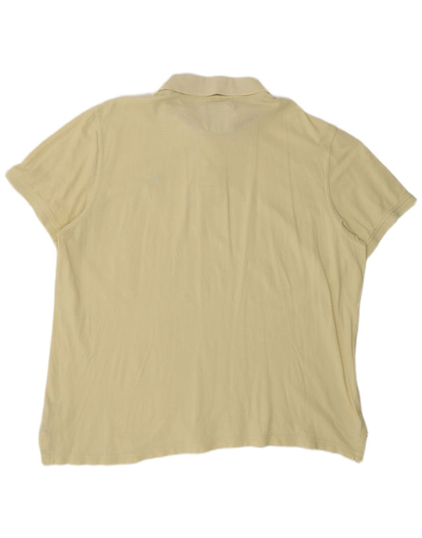 Crew Clothing Męska koszulka polo 2XL Żółta bawełna