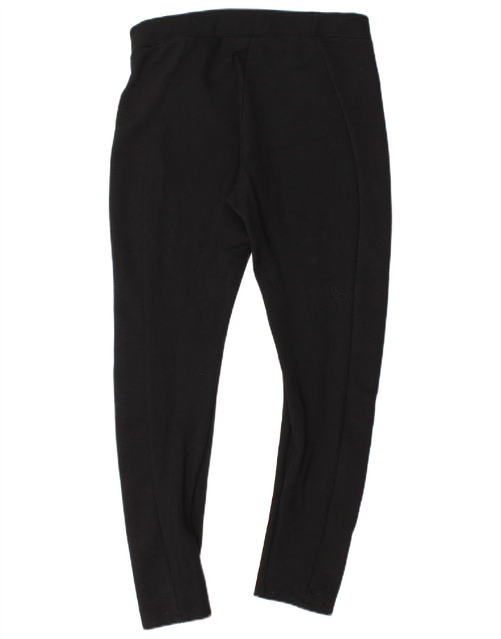 Legginsy damskie Zara UK 14, duże, czarne, wiskozowe