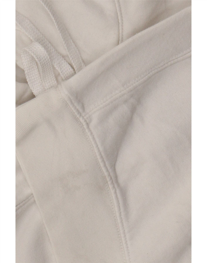 Męski sweter z kapturem Nike z grafiką, średni biały, bawełniany