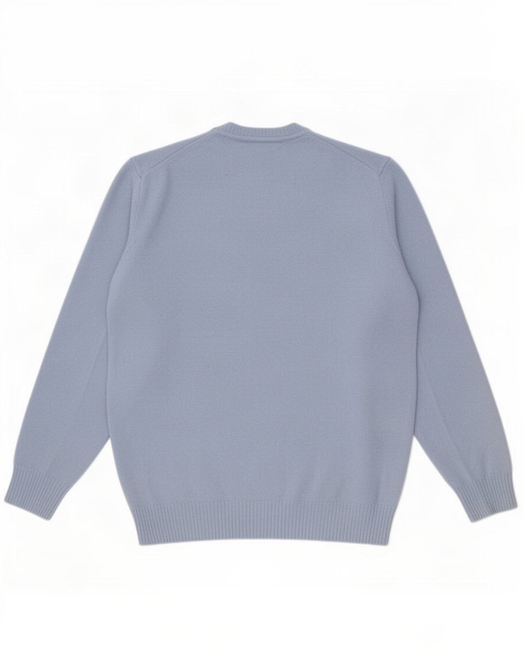 Męski sweter z okrągłym dekoltem Zara, mały, niebieski