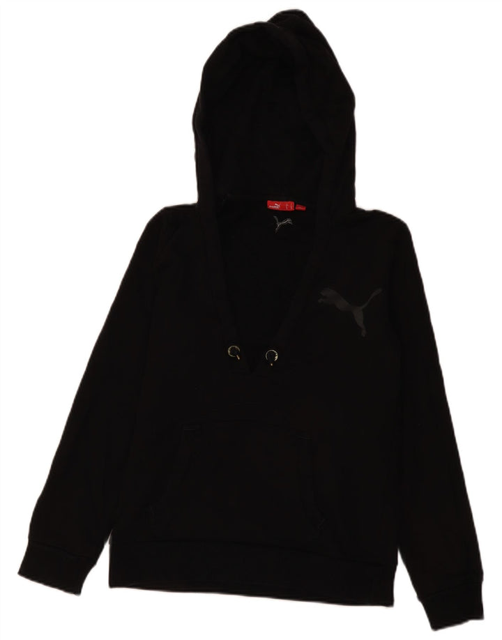 Pulska damska bluza Puma z kapturem UK 10 Mała Czarna