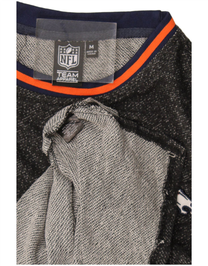 Męska bluza z grafiką NFL Denver Broncos, średnio szara, nakrapiana