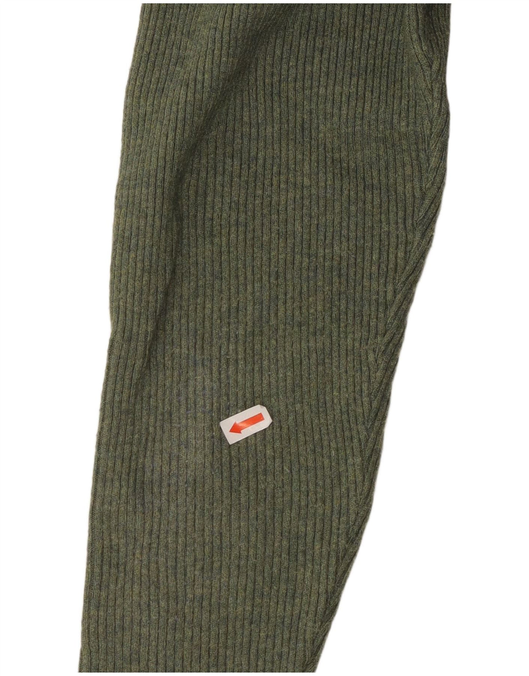 MARKS & SPENCER Damski sweter z dekoltem w kształcie litery V, UK 16, duży, zielony poliester