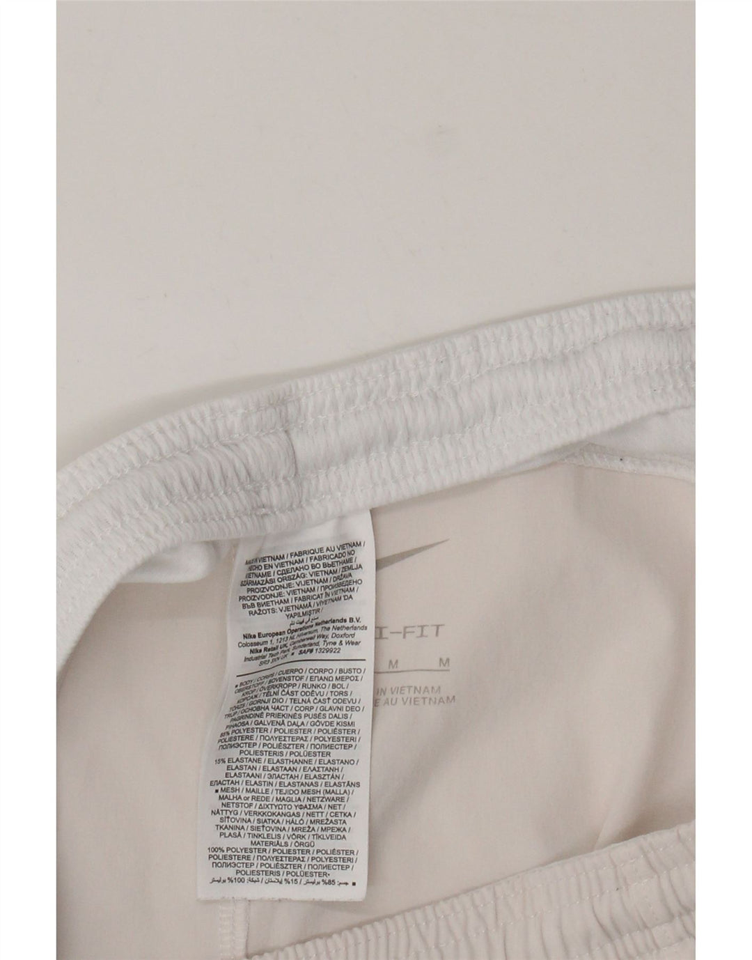 Męskie spodenki sportowe Nike Dri Fit w kolorze średniej bieli