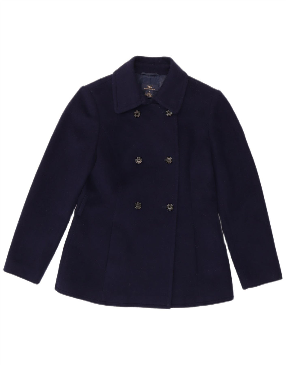Płaszcz damski Brooks Brothers US 2 XS, granatowy, wełniany