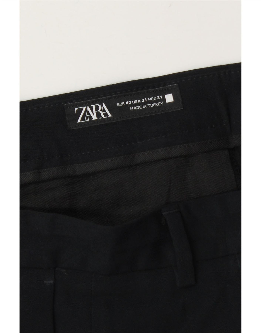 Męskie spodnie chino Zara EU 40 Medium W31 L28 czarne