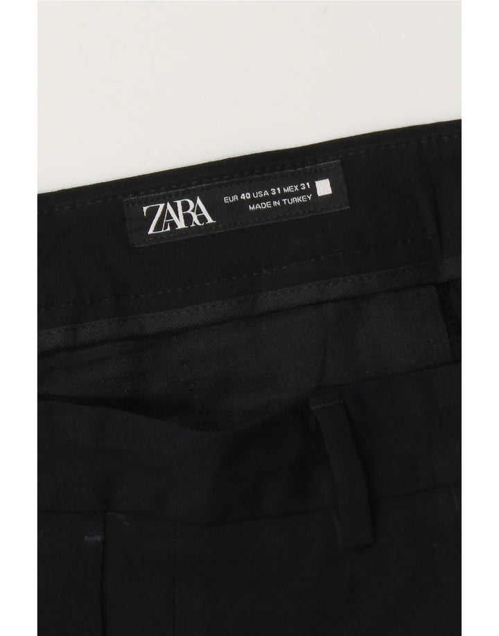 Męskie spodnie chino Zara EU 40 Medium W31 L28 czarne