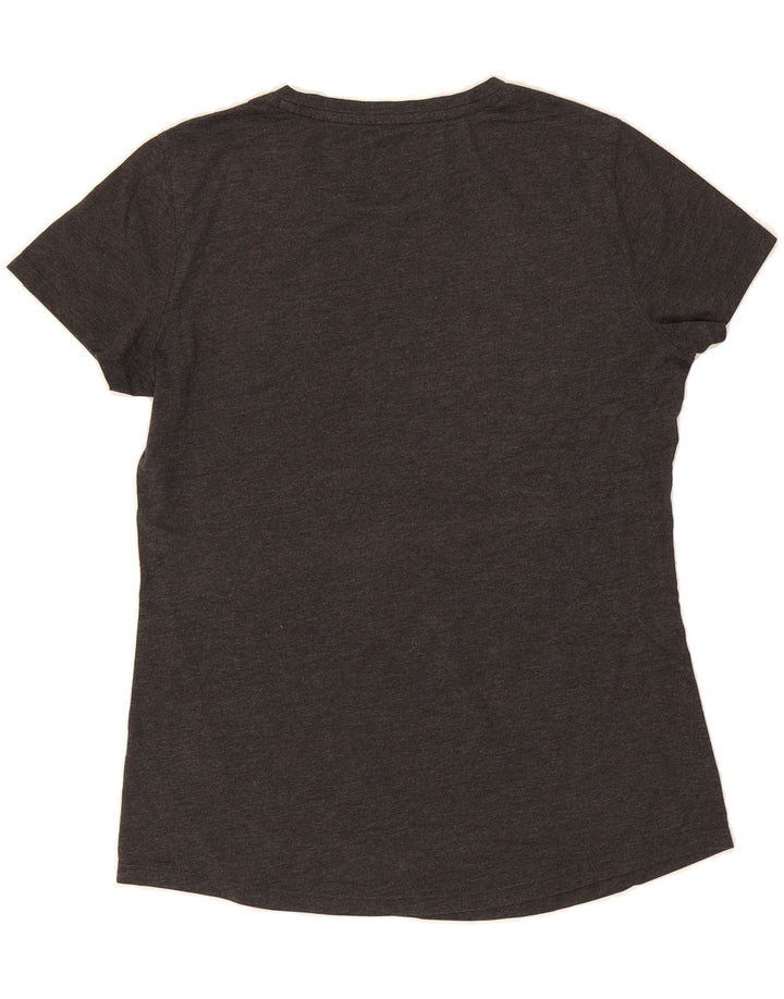 PUMA Womens Graphic T-Shirt Top UK 12 Medium Grey Polyester Vintage Puma and Second-Hand Puma from Messina Hembry 