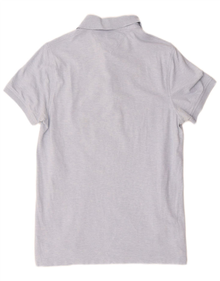 Męska koszulka polo slim fit Tommy Hilfiger w kolorze średnioniebieskim, bawełniana