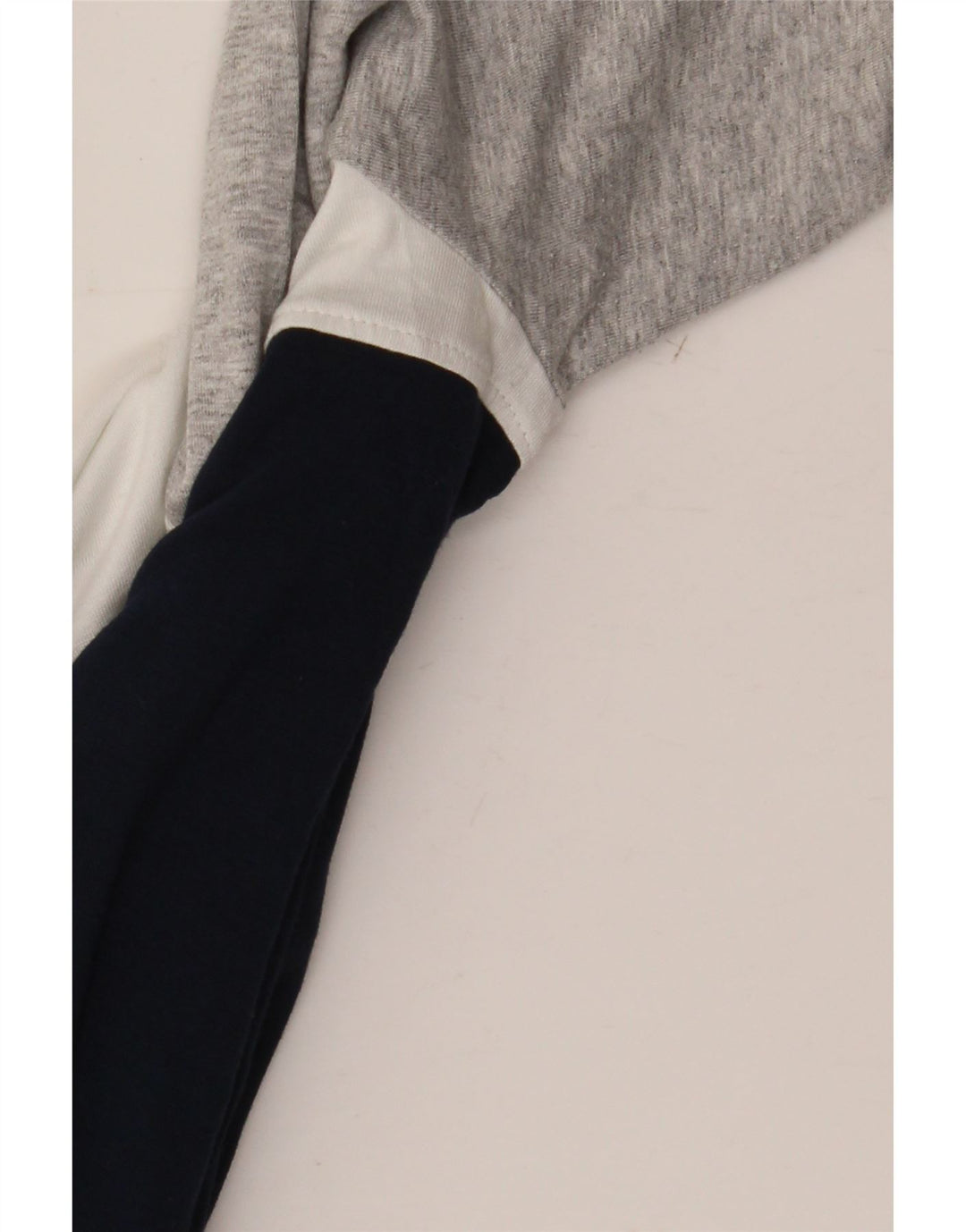 Damski top Jaeger z rękawem 3/4, UK 16, duża, wielokolorowa wiskoza z blokami kolorów