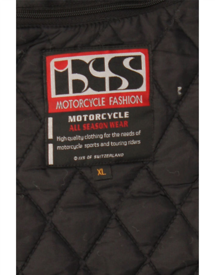 Męska kurtka wyścigowa IXS UK 42 XL, czarna, poliamidowa