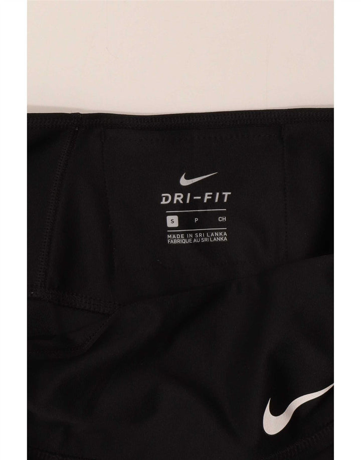 Damskie legginsy Nike Graphic UK 8, małe, czarne