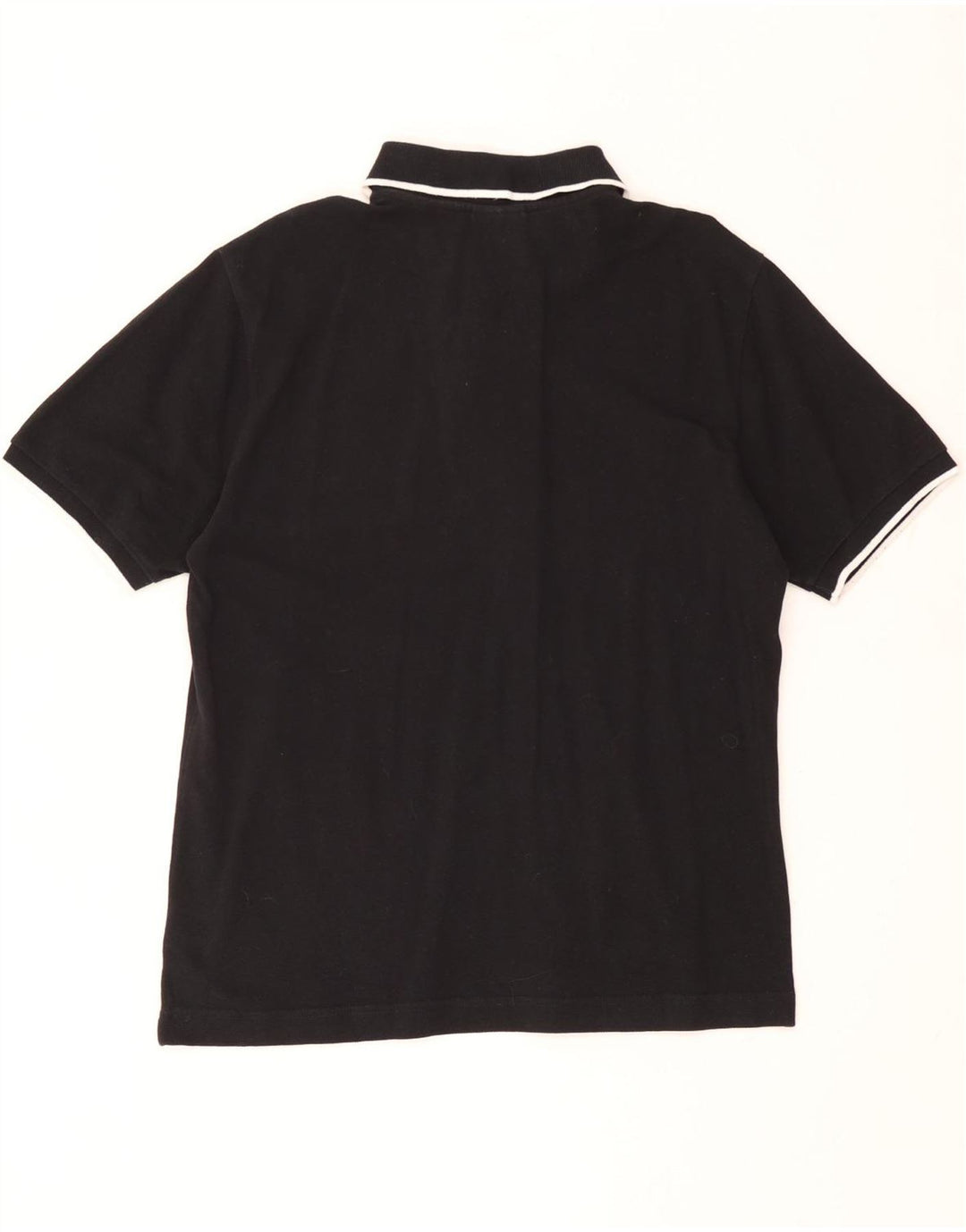 Męska koszulka polo z grafiką DIADORA Italia, średnia czarna, bawełniana