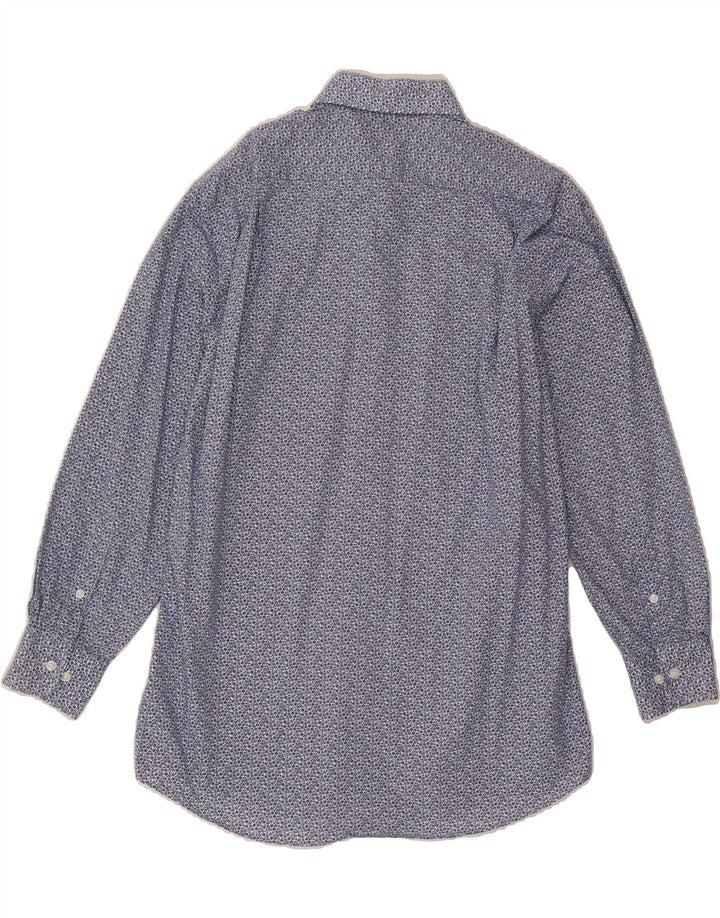 TOMMY HILFIGER Mens Regular Fit Shirt Size 15 1/2 Medium Blue Floral Vintage Tommy Hilfiger and Second-Hand Tommy Hilfiger from Messina Hembry 