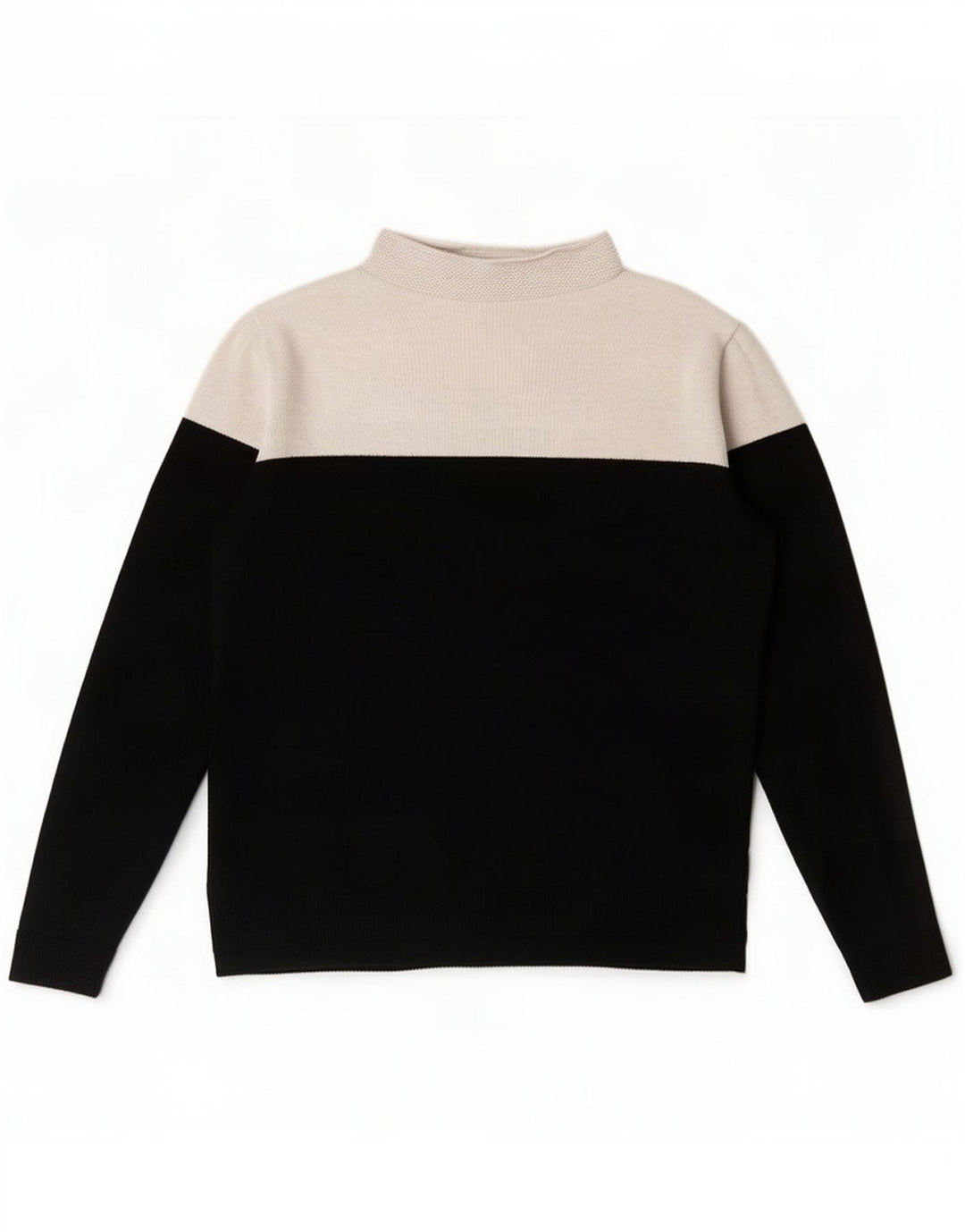 Marks & Spencer Damski sweter z golfem UK 10 Mały czarny