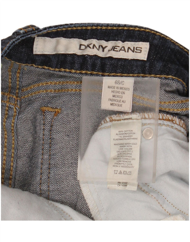 Dżinsy damskie DKNY US 6 Medium W28 L25 Granatowa bawełna
