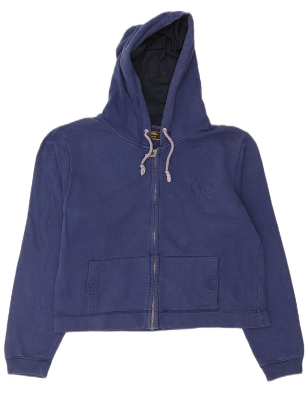 Damski sweter z kapturem i zamkiem błyskawicznym Lee UK 18 XL, granatowy, bawełniany