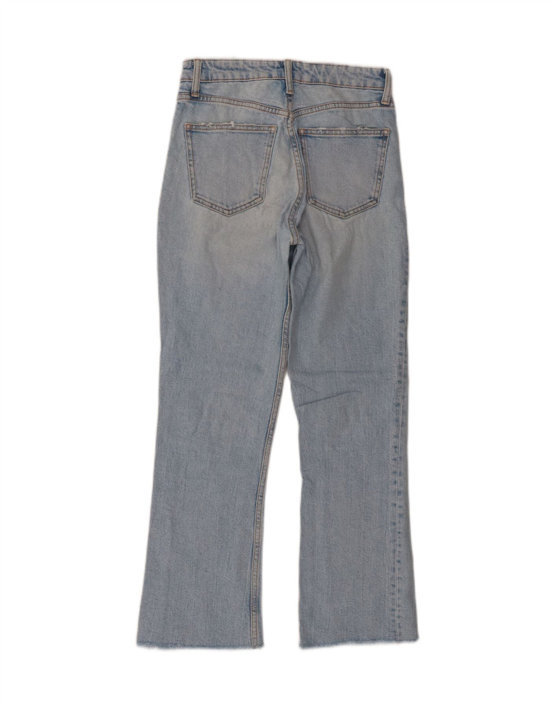Jeansy damskie Zara Bootcut z wysokim stanem EU 34 2XS W24 L26 Niebieskie