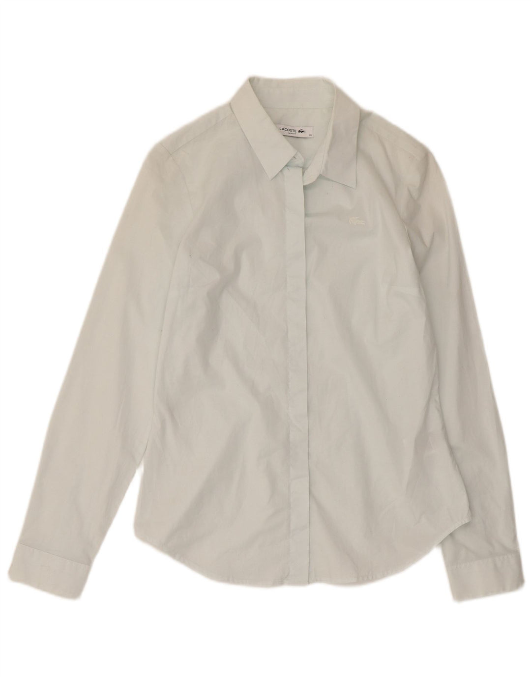 Koszula damska Lacoste Slim Fit, rozmiar 36, mała, zielona bawełna