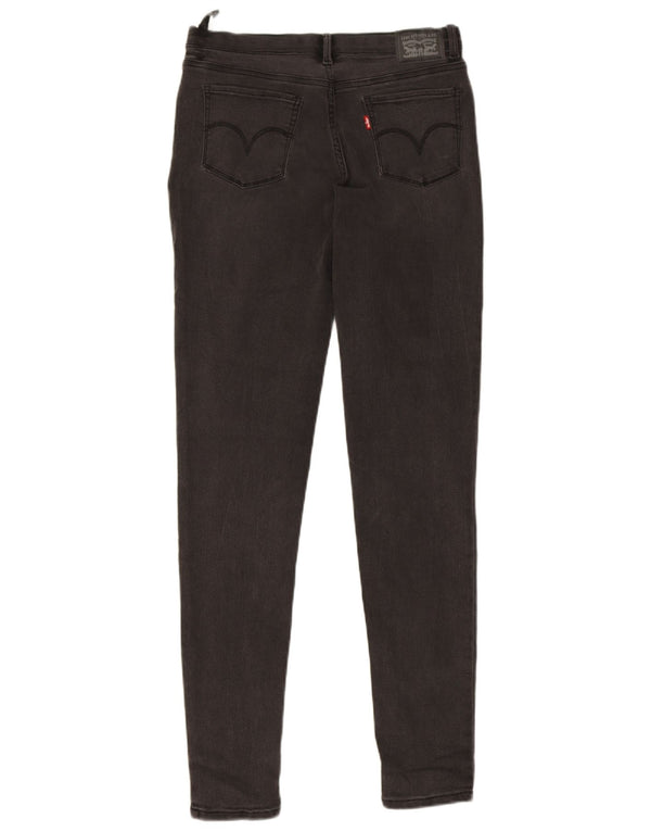 Levi's Dziewczęce 710 Super Obcisłe Dżinsy 15-16 Lat W28 L31 Czarna Bawełna