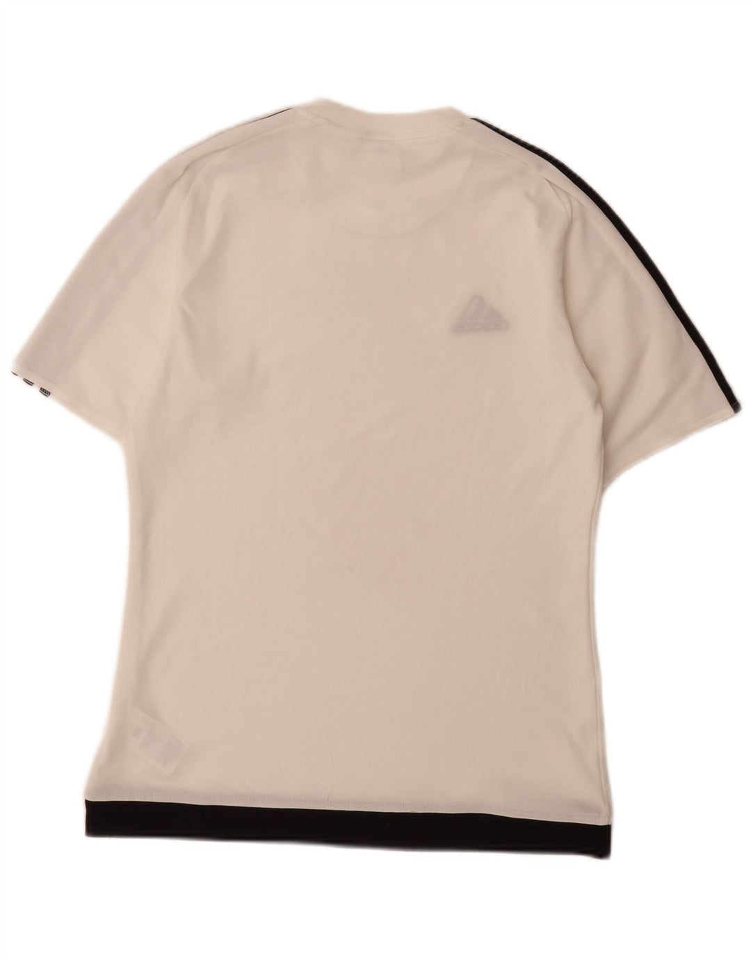 Adidas Męski T-shirt Top Mały Biały Poliester Sport