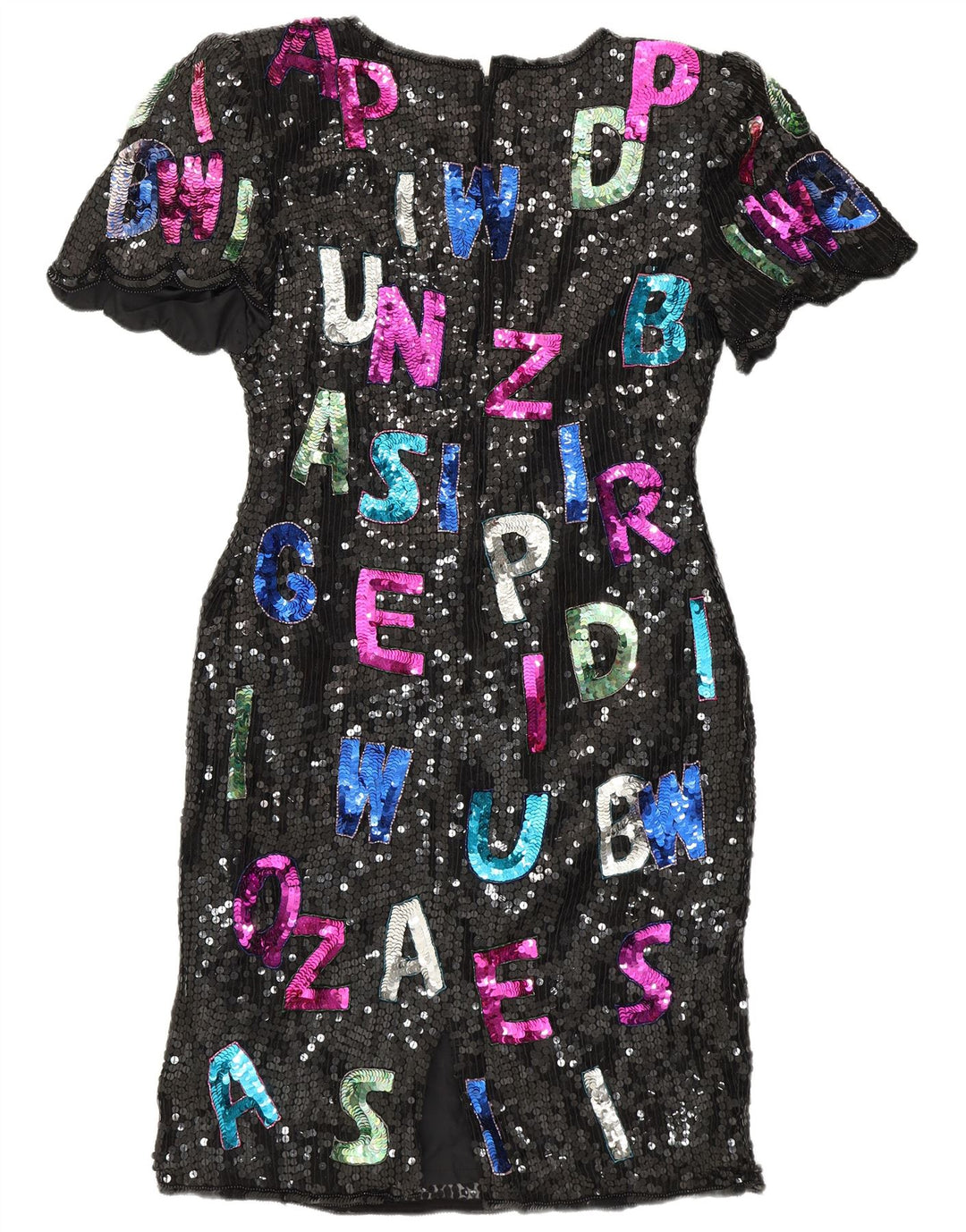 Damska sukienka z grafiką SWEELO UK 18 XL, czarny jedwab