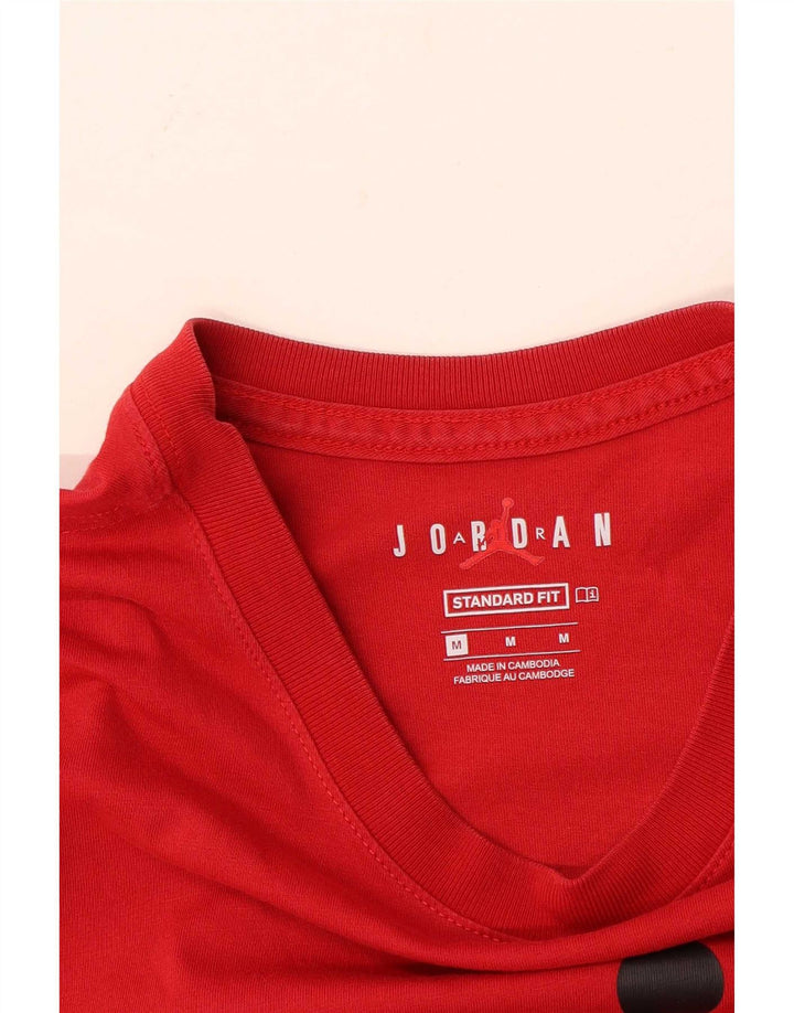 Męski T-shirt Jordan o standardowym kroju z grafiką, średni czerwony