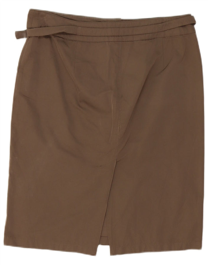 Spódnica damska Max Mara UK 12 Medium W34 Brązowy poliester