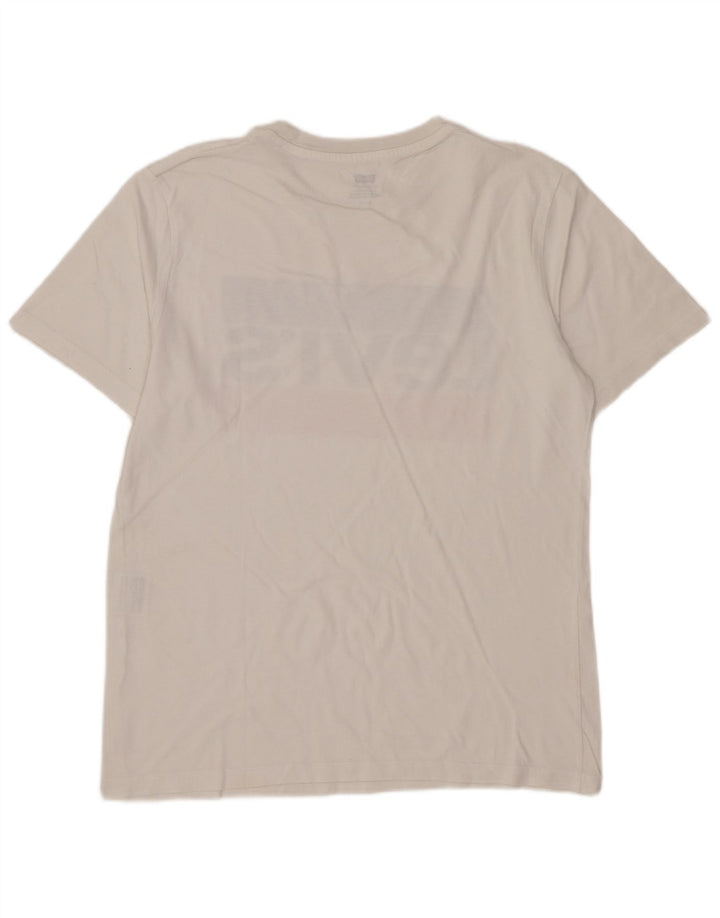 Męski T-shirt z grafiką Levi's, mały, biały