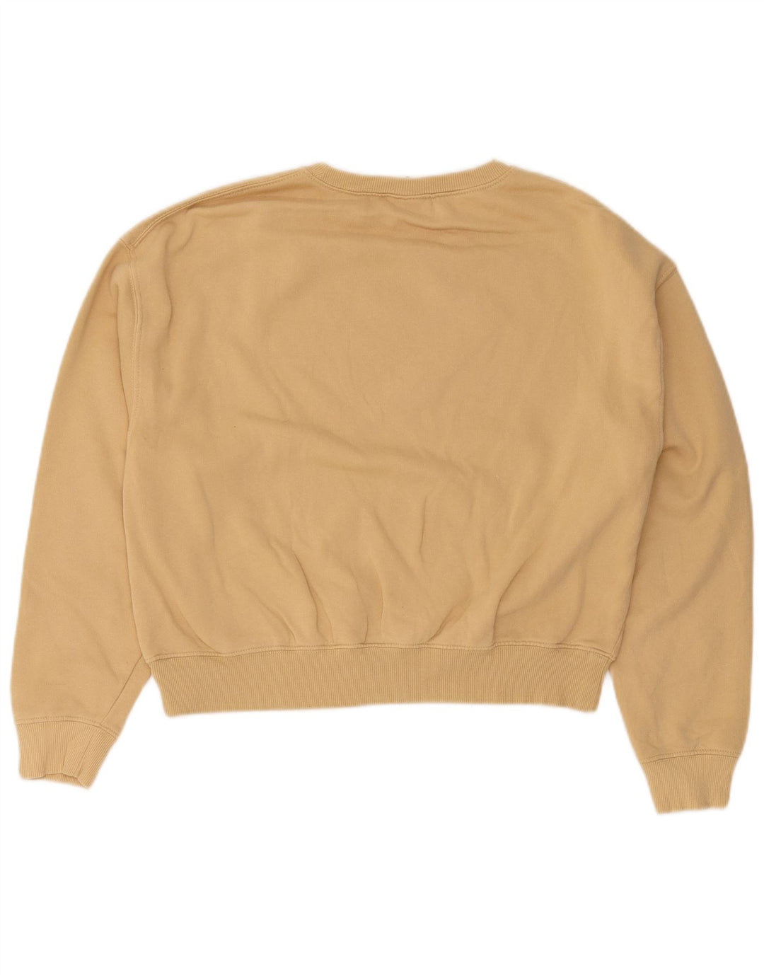 Damski sweter oversize Pull & Bear UK 14, średni beż, bawełna