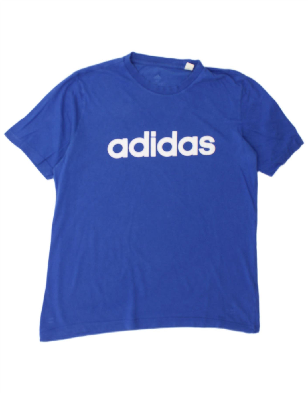 Męska koszulka graficzna Adidas Top Medium Blue Cotton