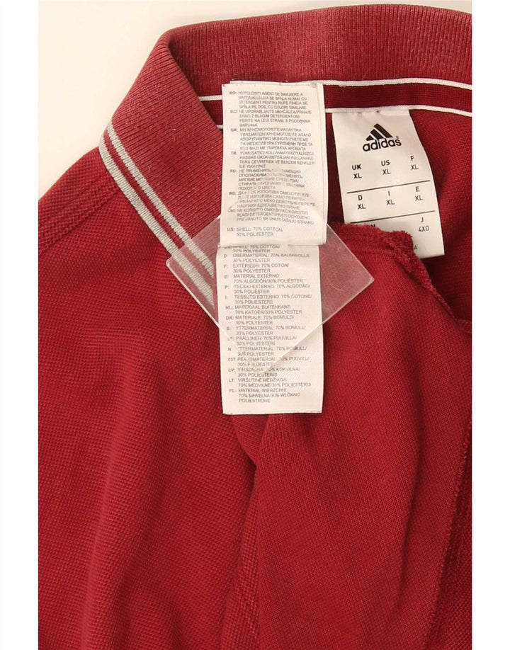 Męska koszulka polo Adidas XL czerwona