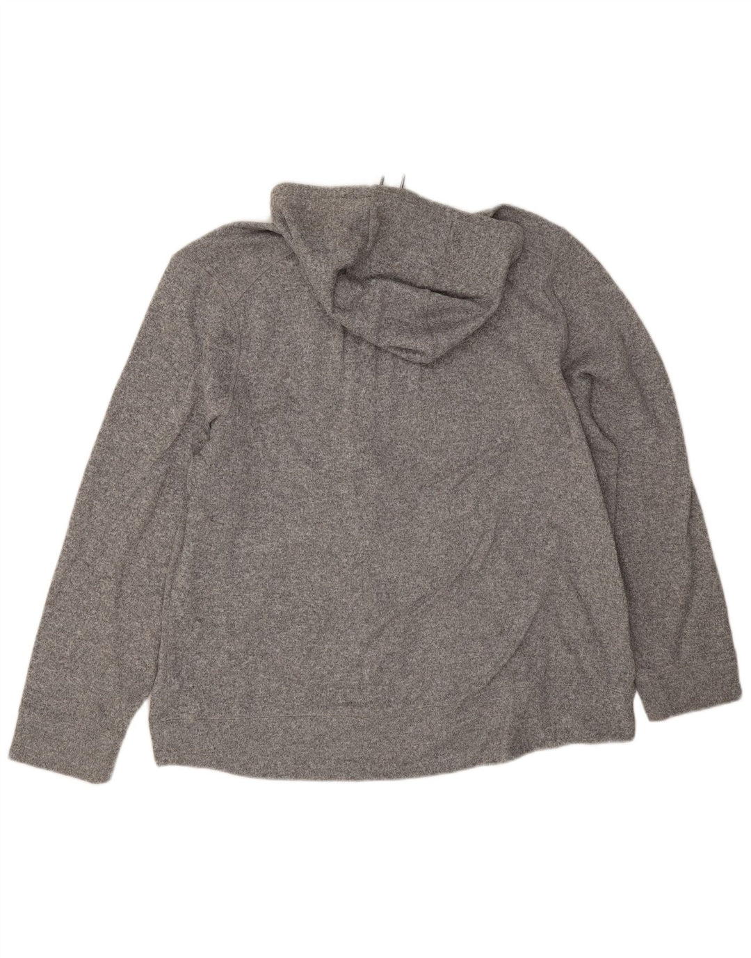 Męski sweter z kapturem i zamkiem błyskawicznym L.L.Bean XL, szary poliester