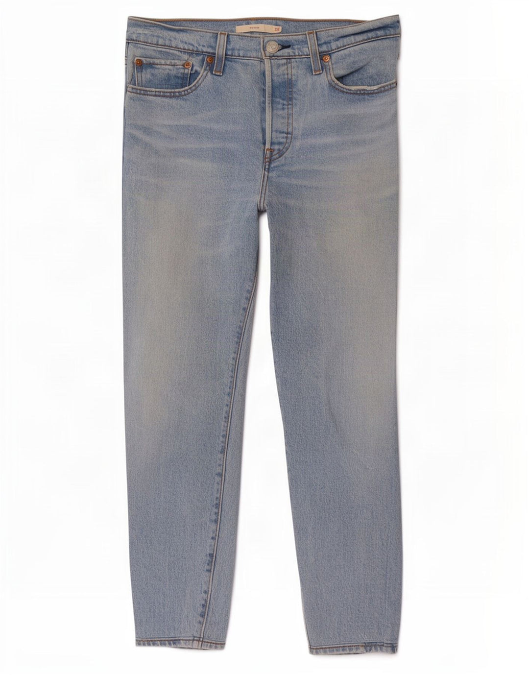 Damskie jeansy Levi's Wedgie Slim W29 L26 Niebieska bawełna