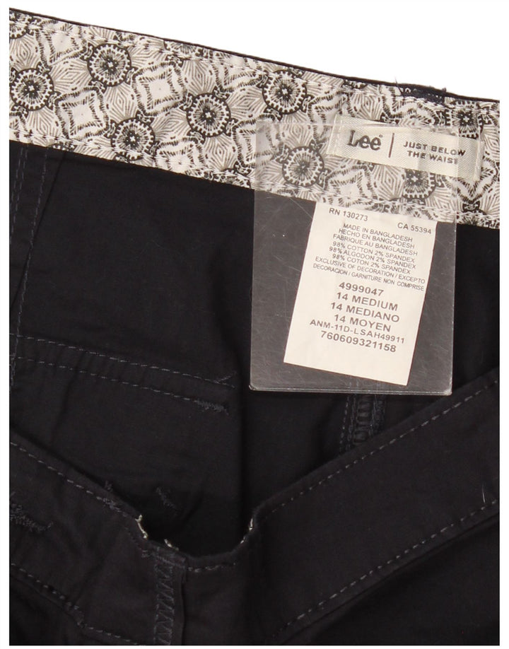 Damskie bermudy LEE Cargo US 14 XL W34 Granatowa bawełna