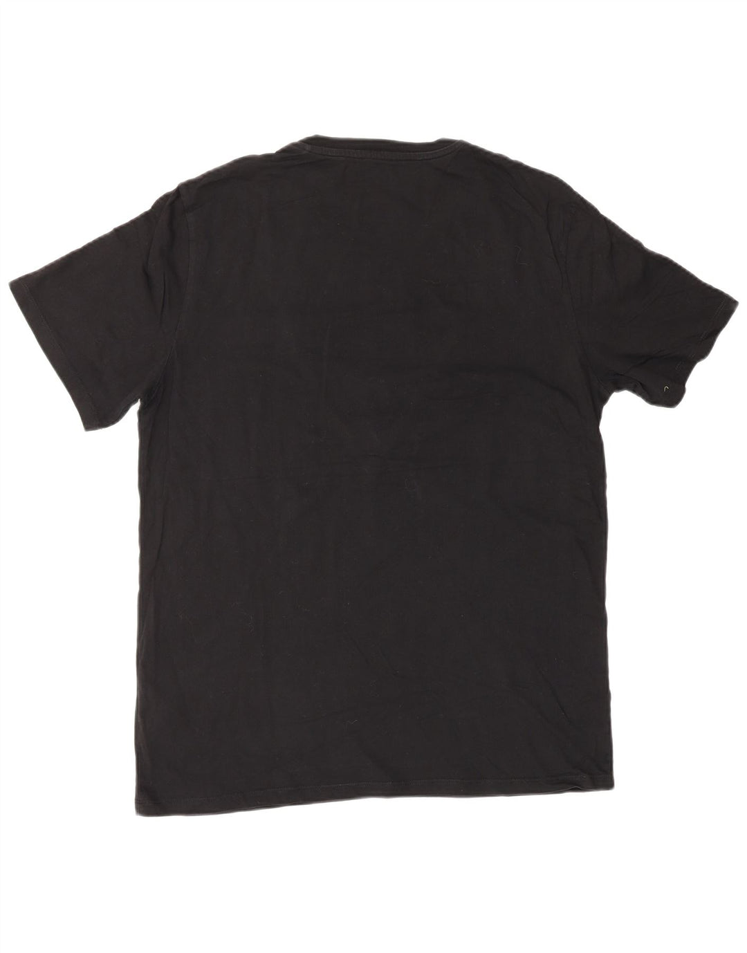 Męski T-shirt Guess z grafiką, średni czarny, bawełniany