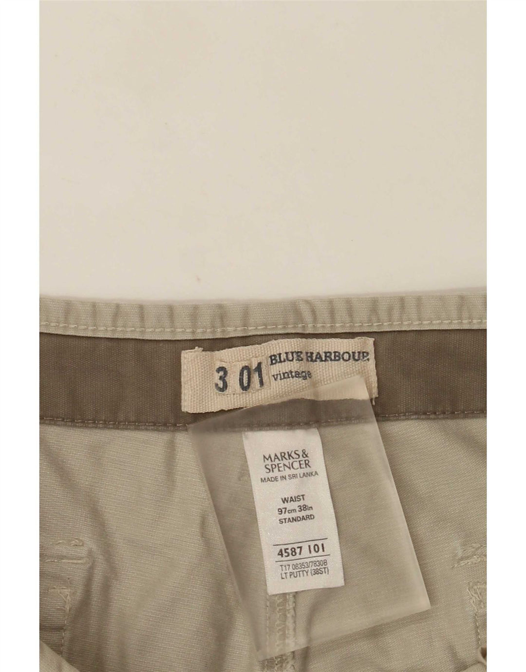 Niebieskie szorty cargo męskie Marks & Spencer Harbor W38 XL zielone